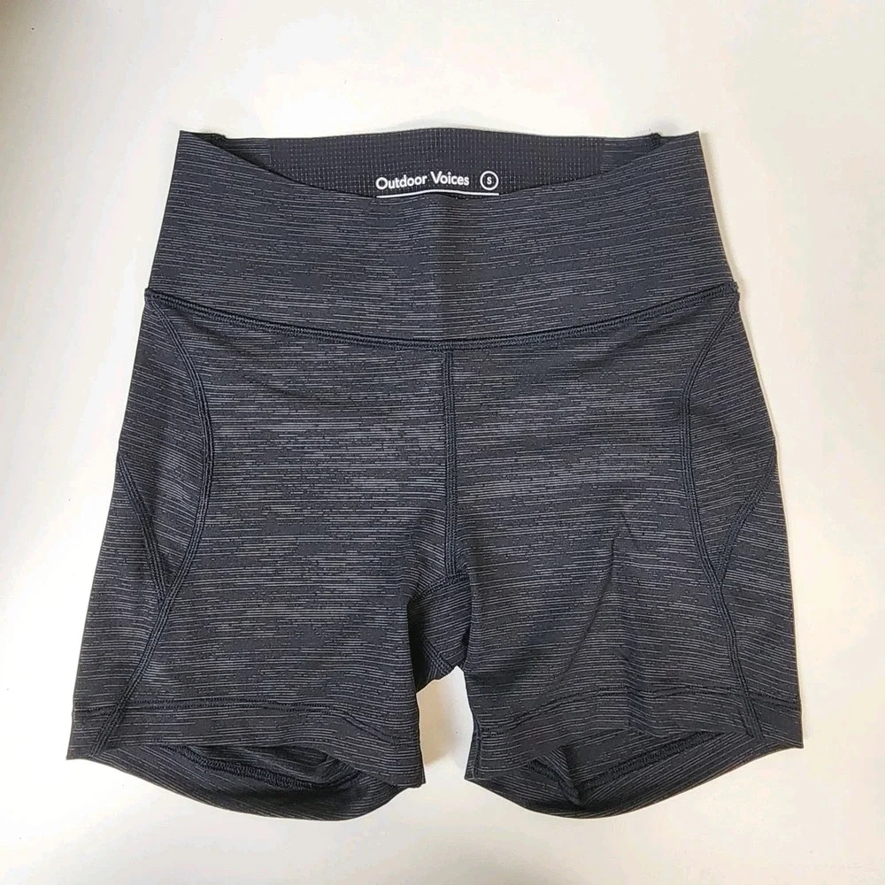 Outdoor Voices Techsweat Flex Shorts Women's  Black S Soft Stretch